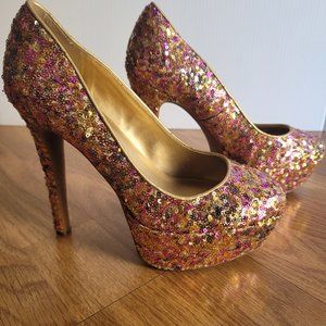 Jessica Simpson Sequin Heels